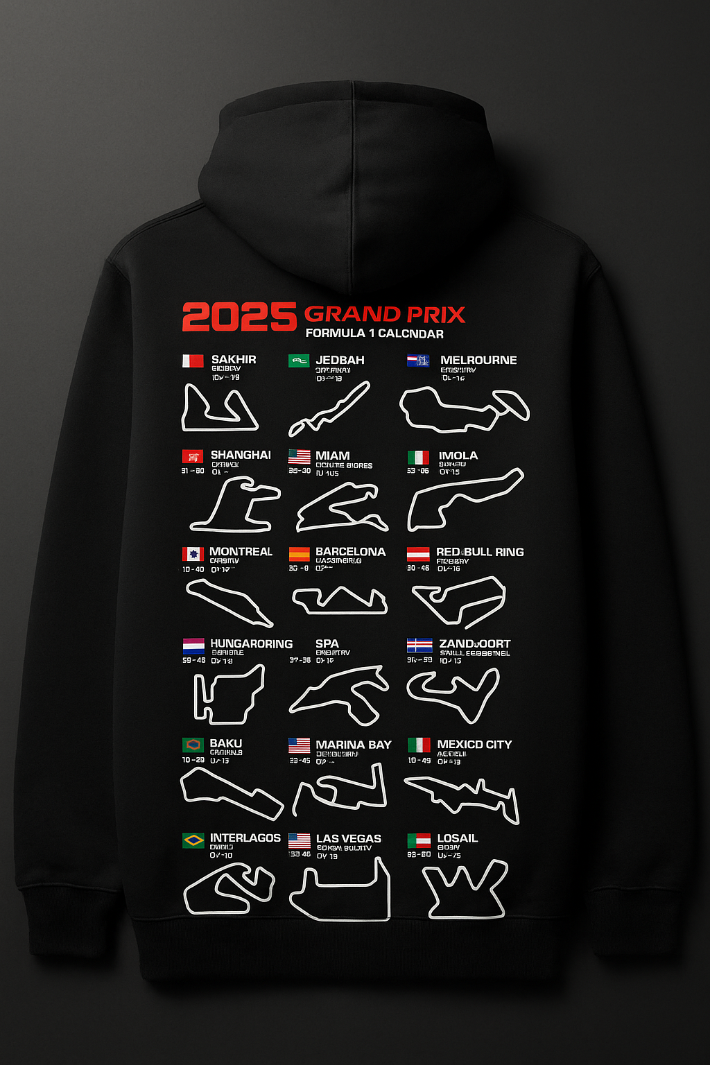 2025 Grand Prix Collector Oversized Hoodie